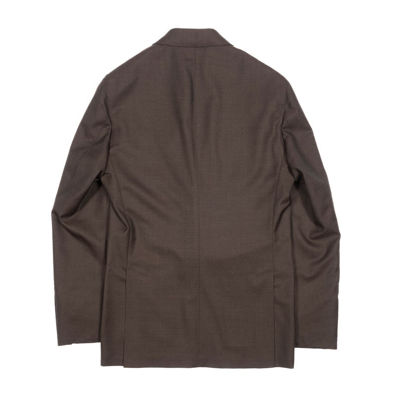 Est Retail Price 12 000 SEK - Eduardo De Simone Green Drapers Hight Twist Wool Sport Coat 48