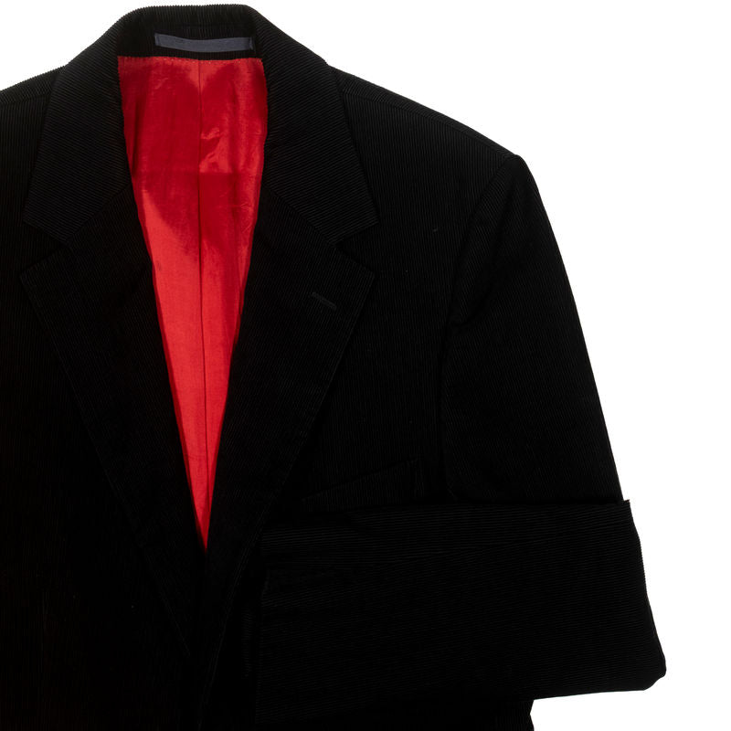 Eduard Dressler Black Corduroy Sport Coat
