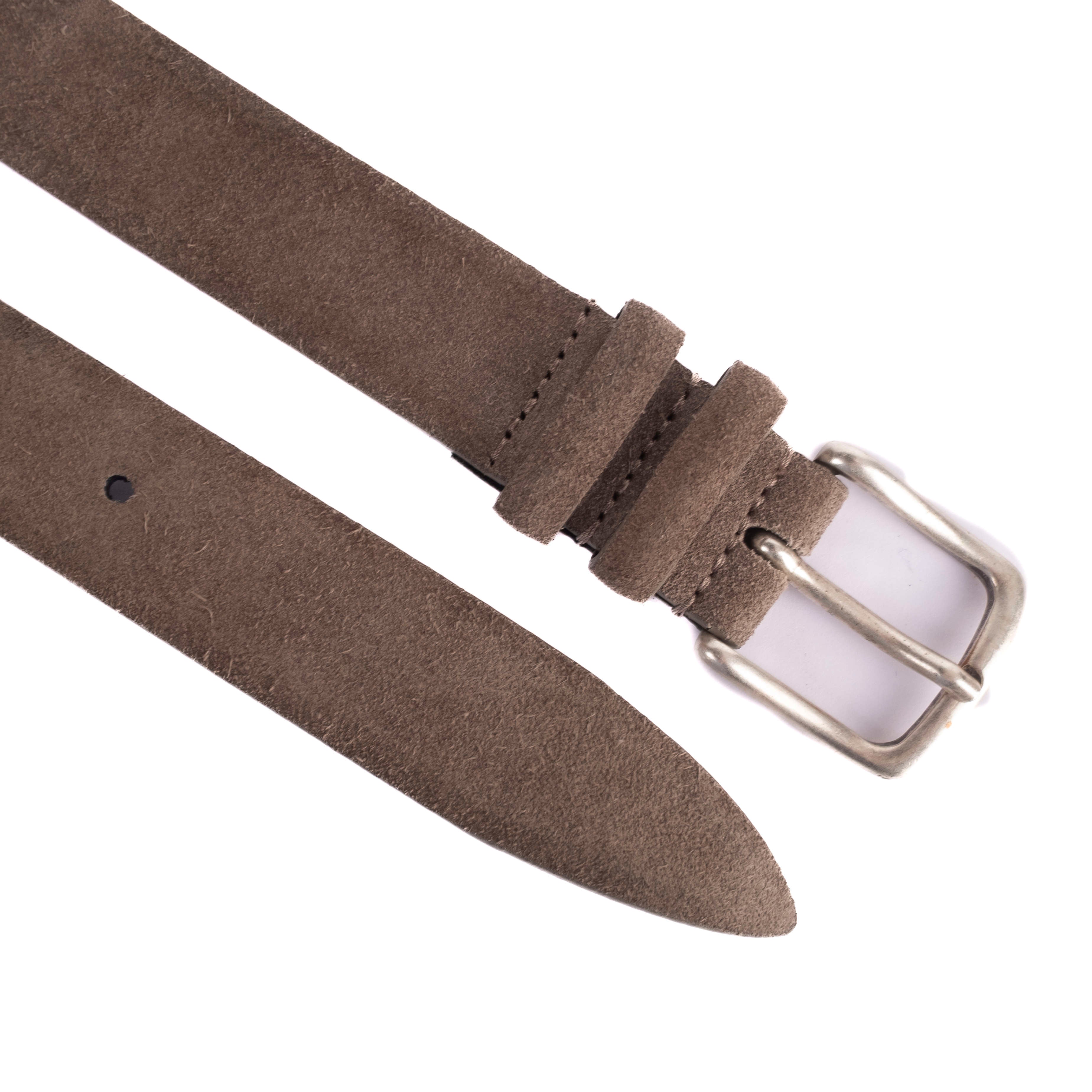Taupe Suede Belt