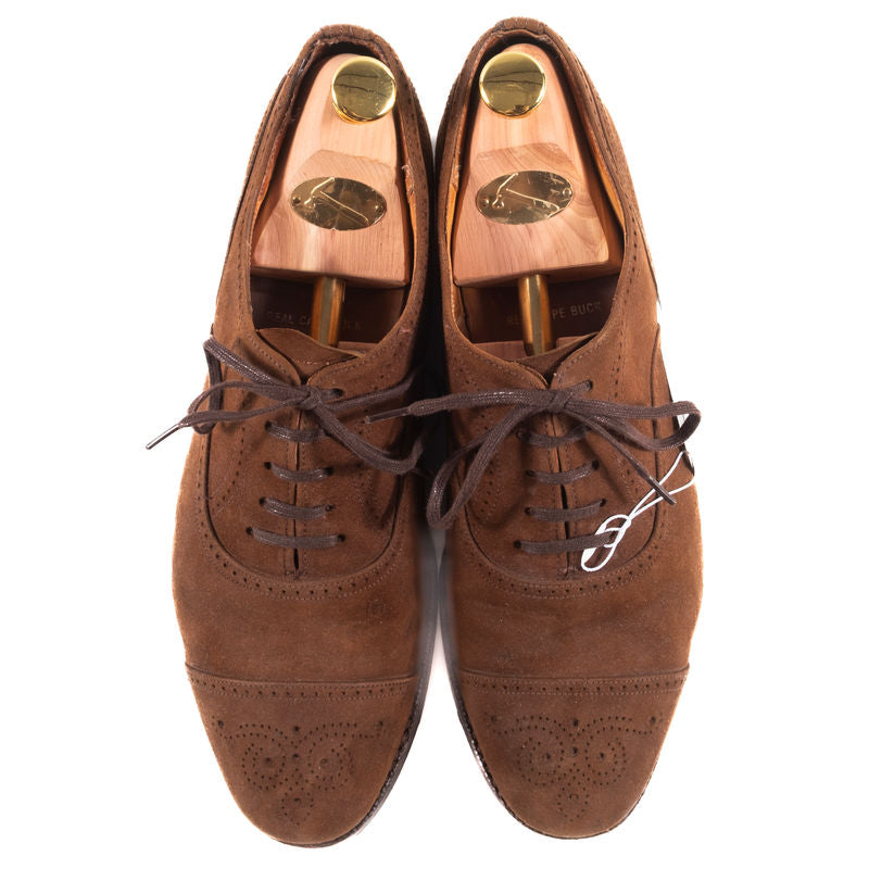 Church's Brown Suede Brogue Oxfords