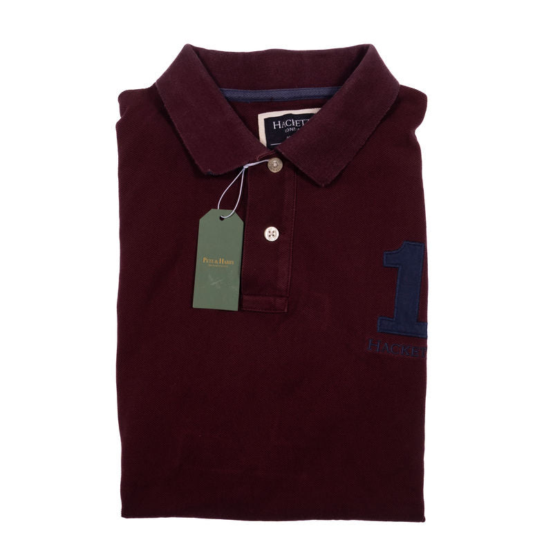 Hackett Burgundy Polo Shirt