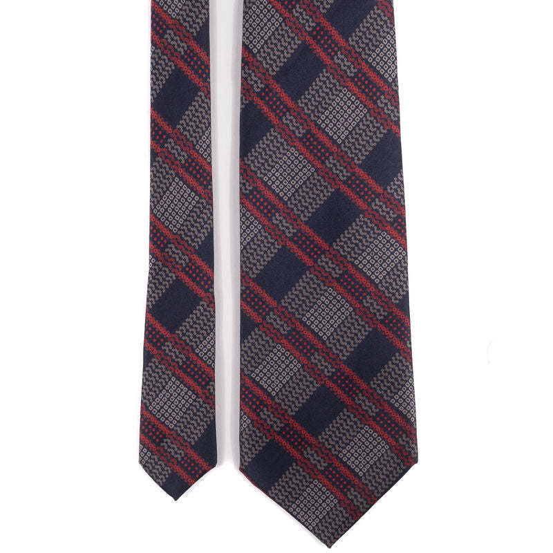 Belvedere Blue Check Tie
