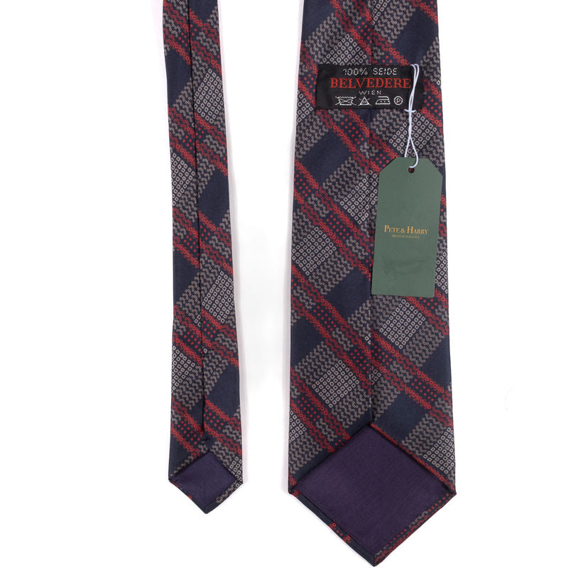 Belvedere Blue Check Tie
