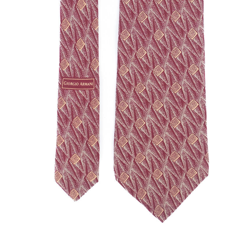 Red Patterned Tie