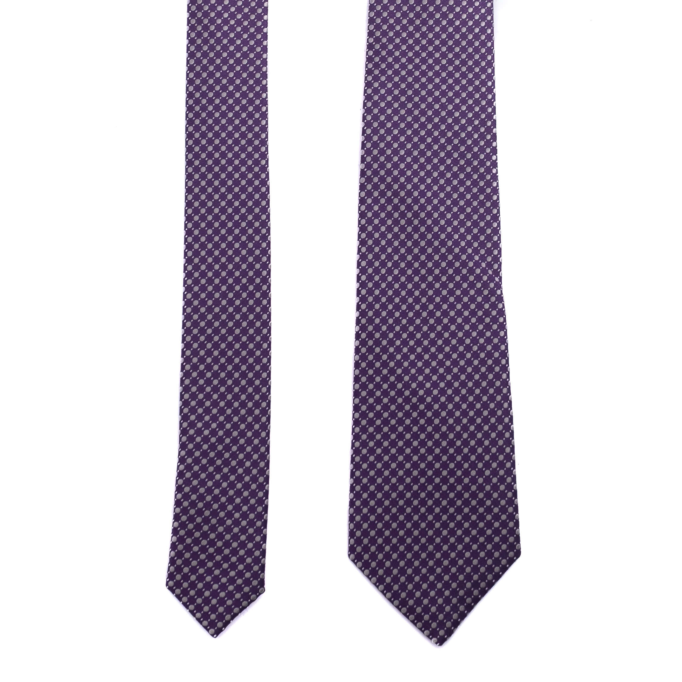 Purple Dotted Tie