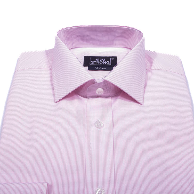 Pink Check Business Shirt