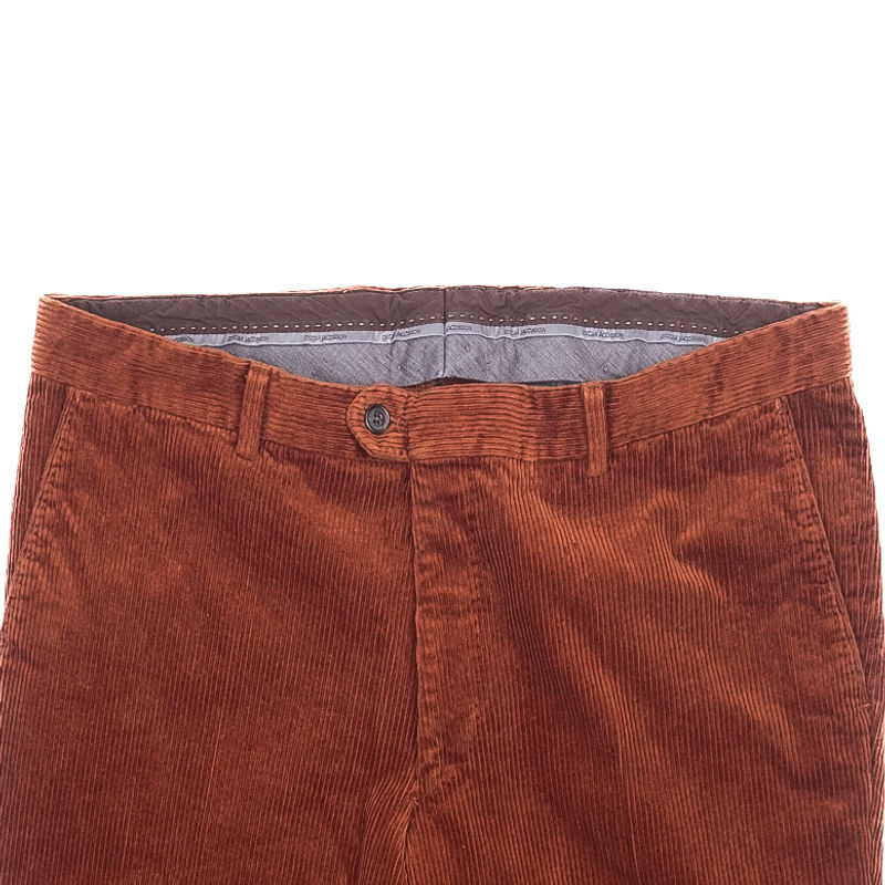 Rust Corduroy Trousers