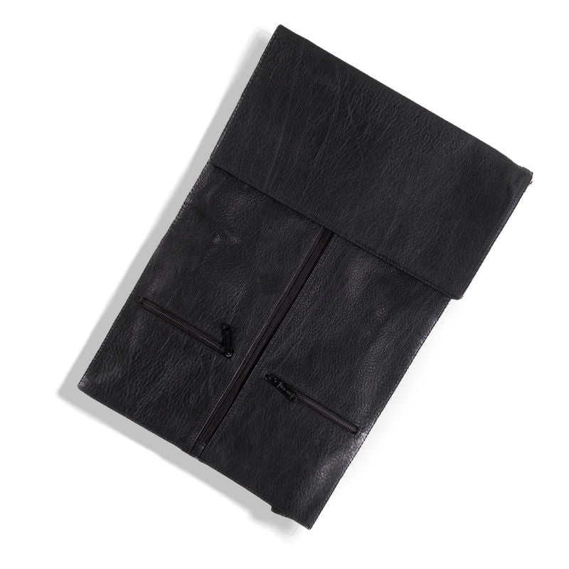 Garment Black Leather Bag