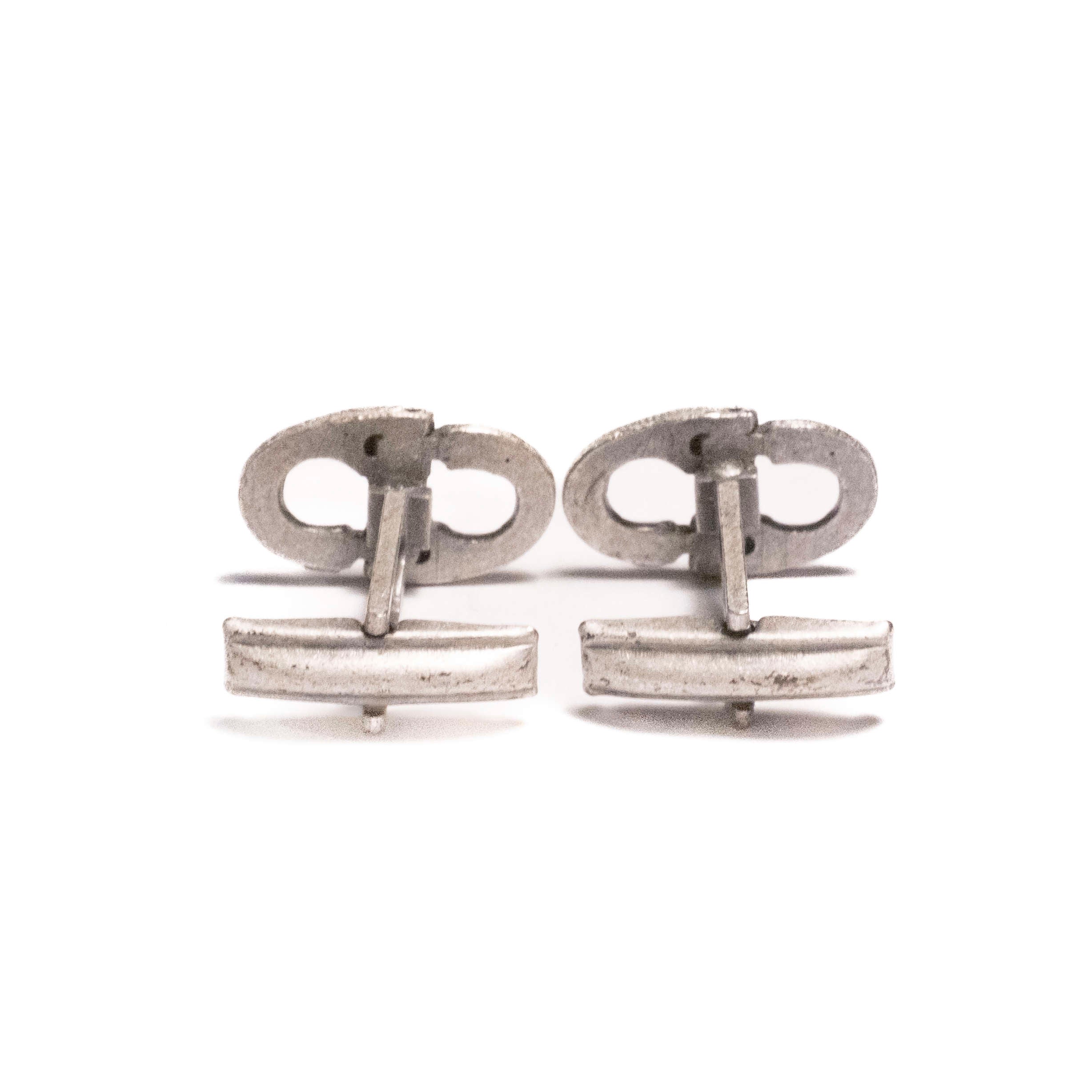 Silver Colored Dragon Cufflinks