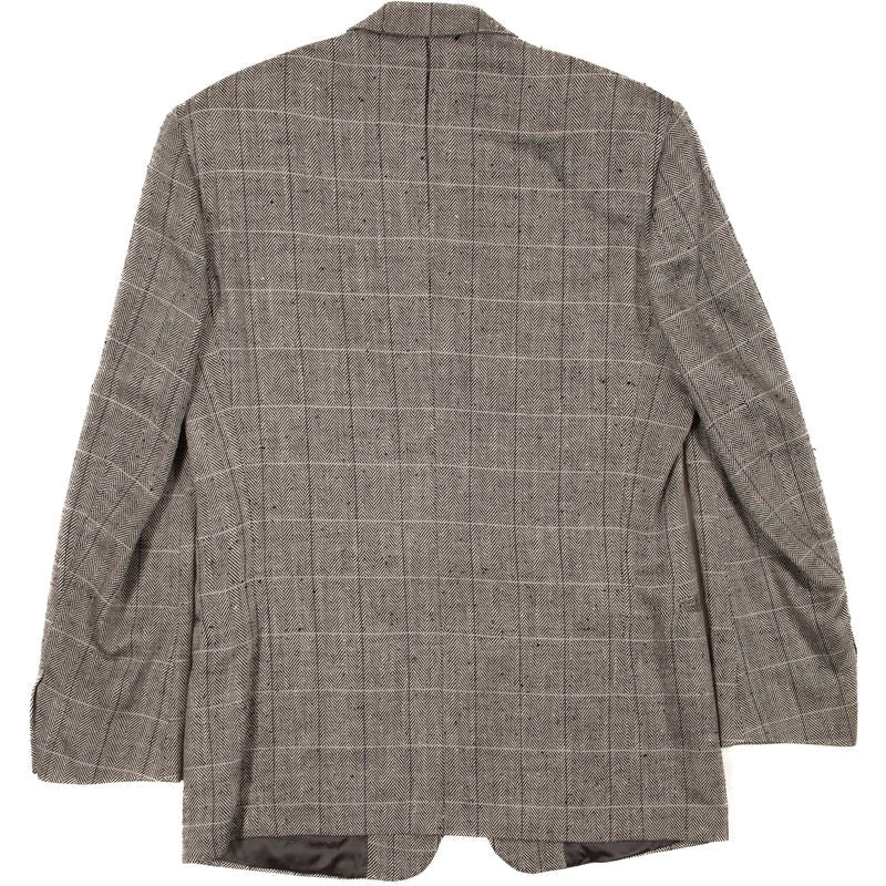 Principe by Marzotto Grey Herringbone Blazer