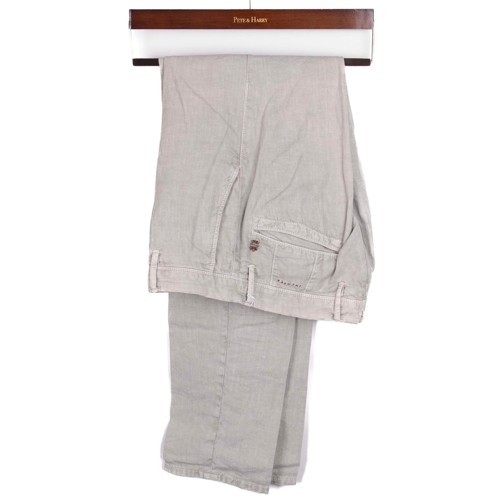 Beige Cotton Trousers