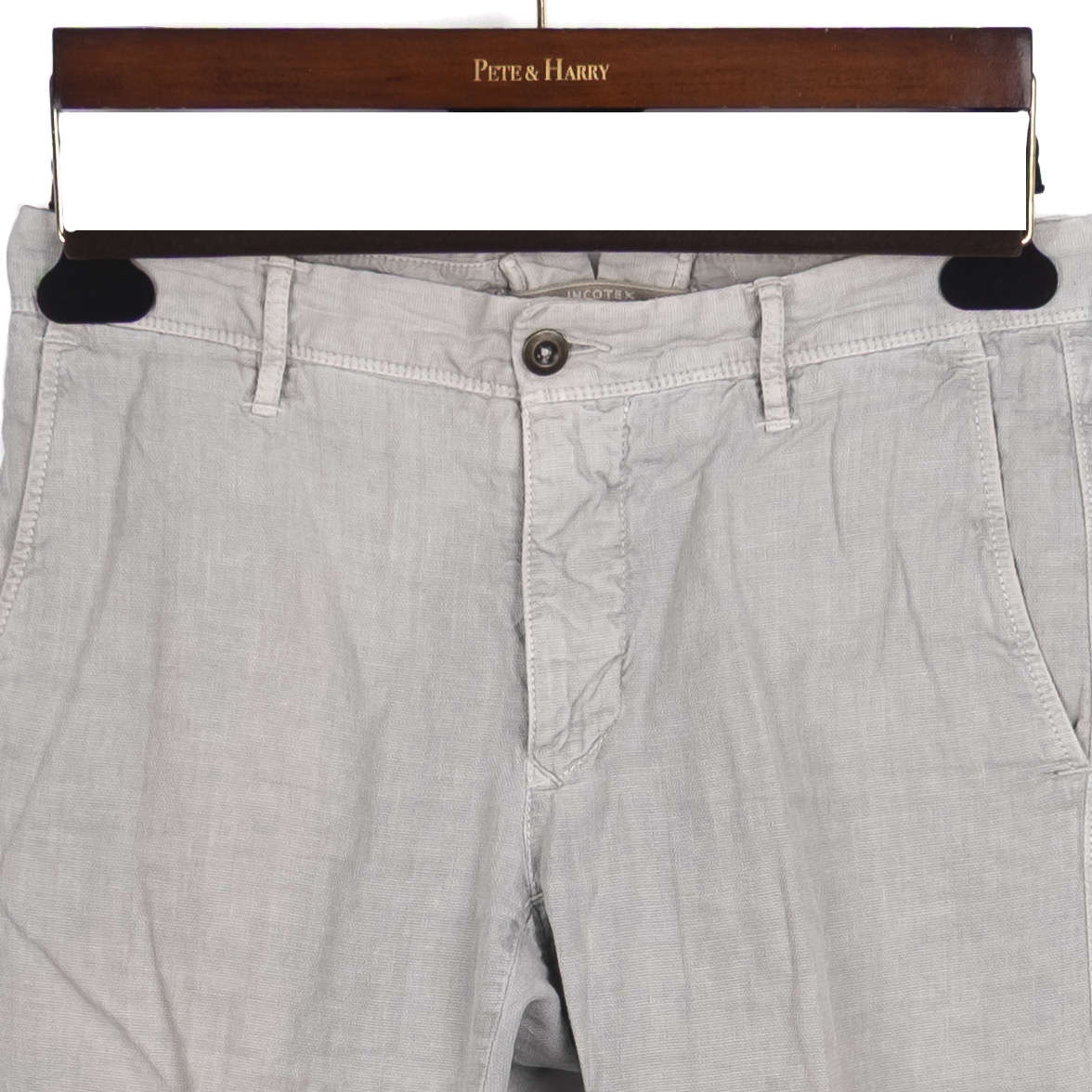 Beige Cotton Trousers