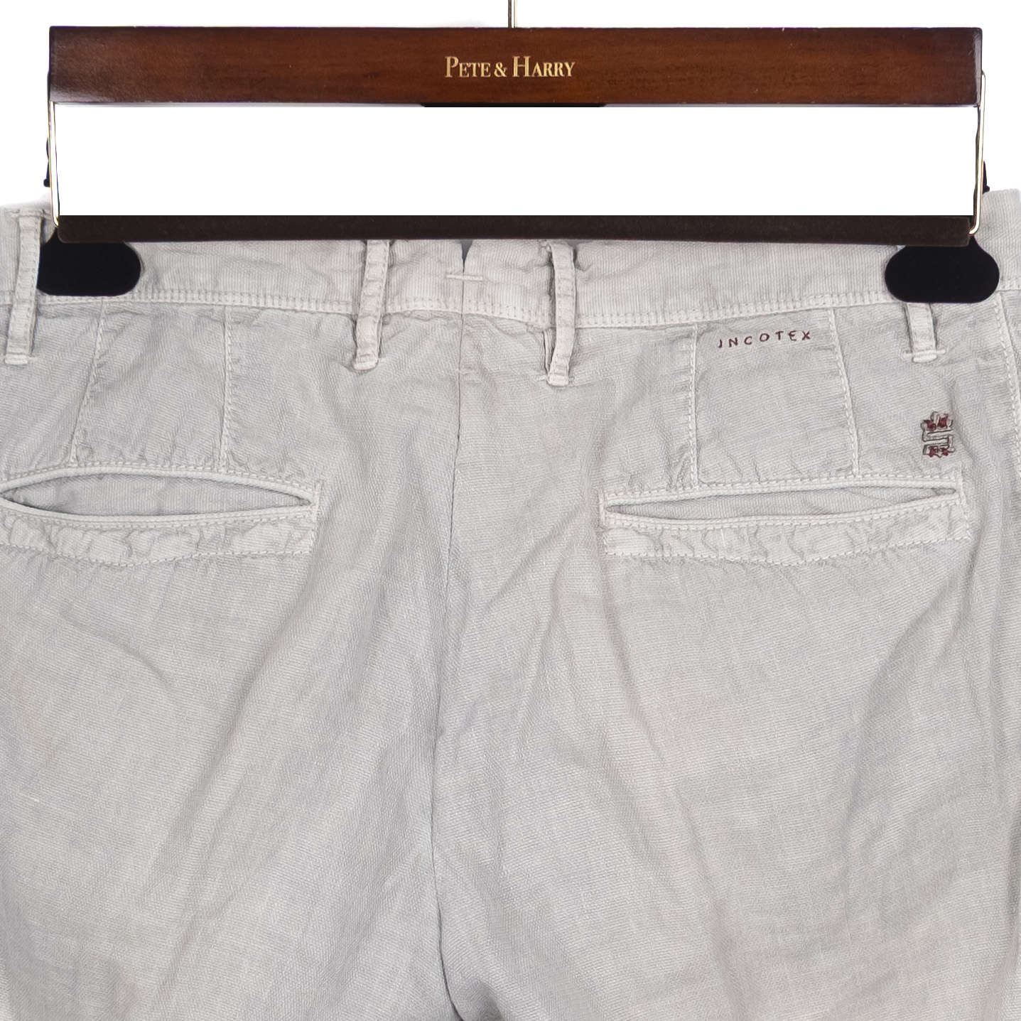 Beige Cotton Trousers