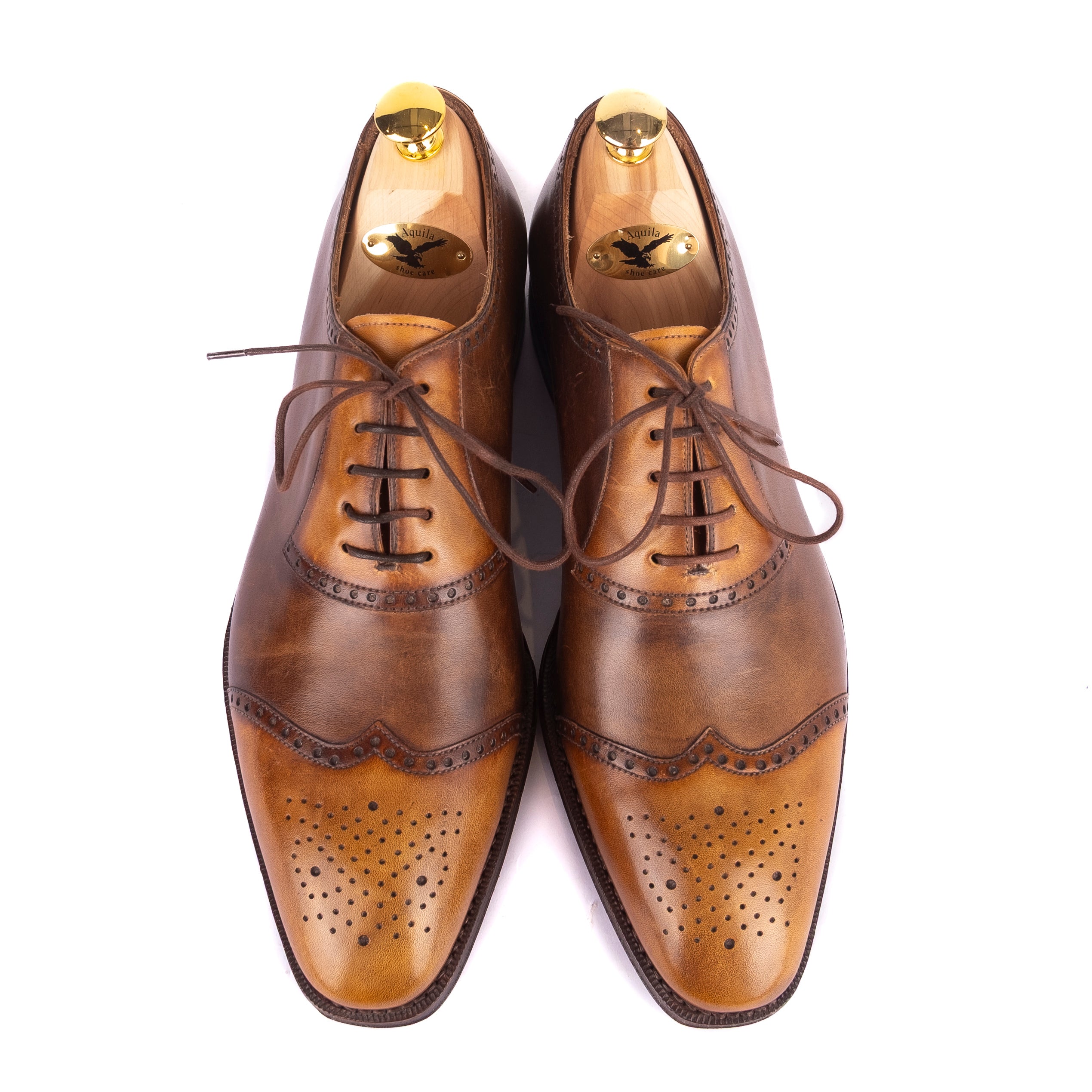 Box Calf Brown Brogue Oxford