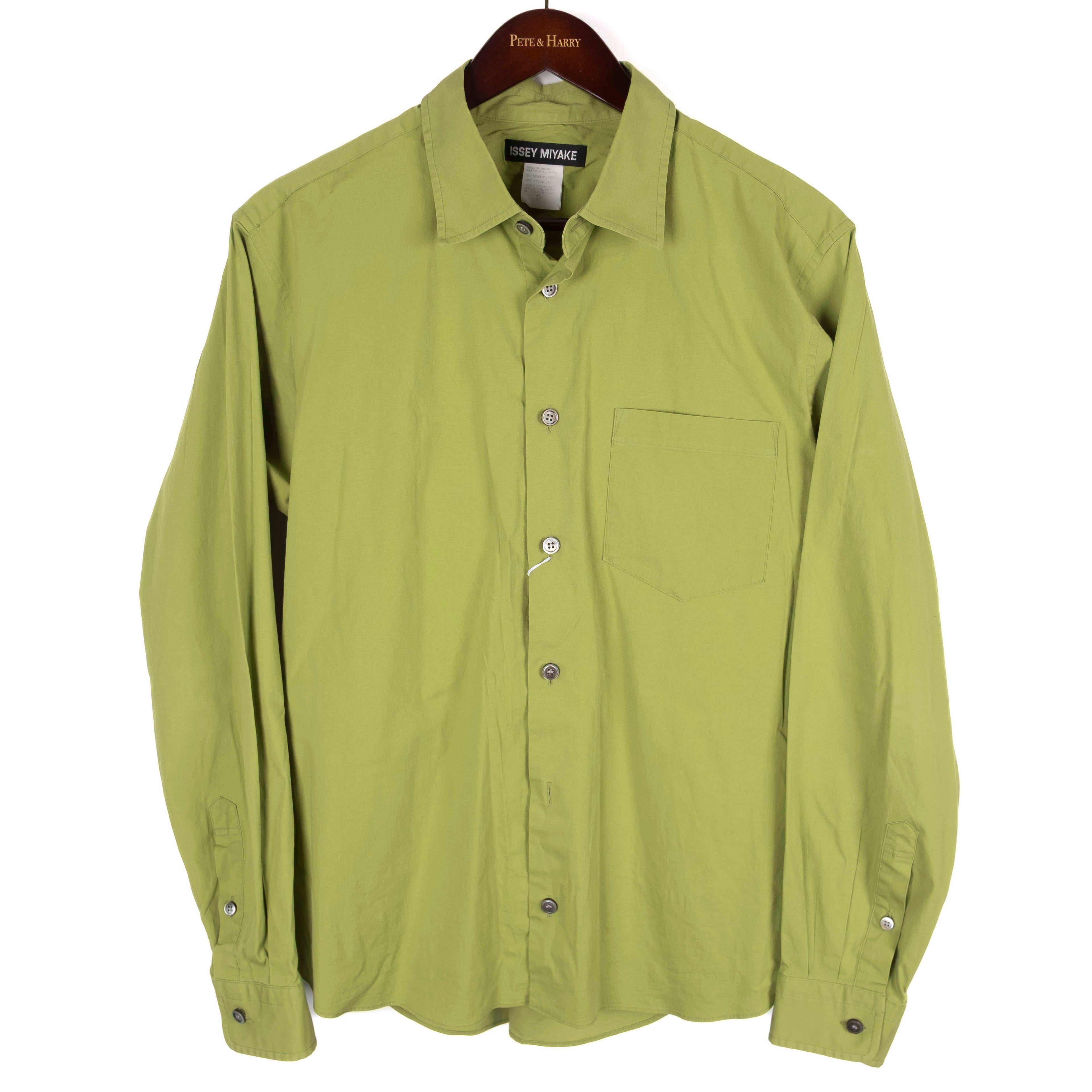 Lime Green Issey Miyake Shirt