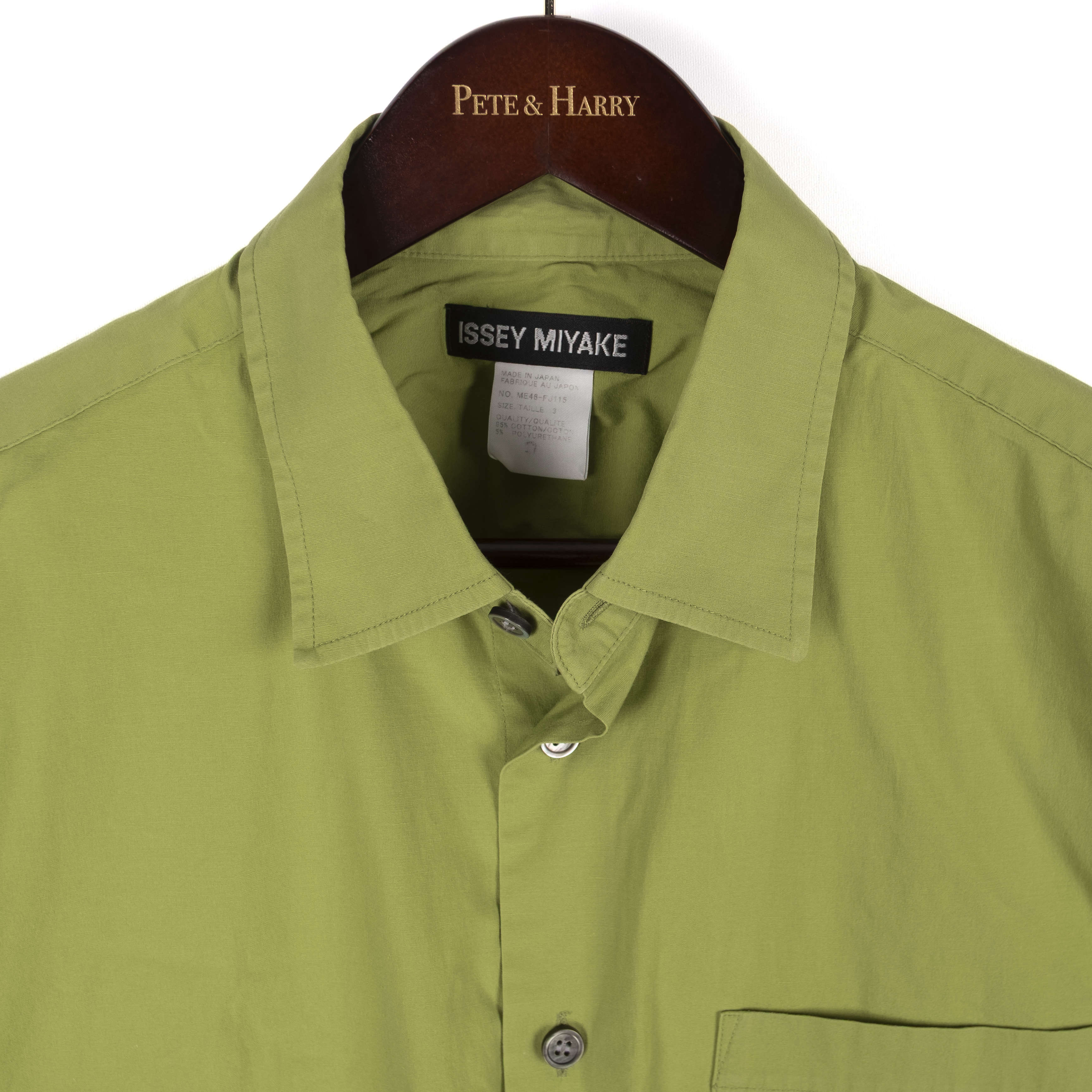 Lime Green Issey Miyake Shirt