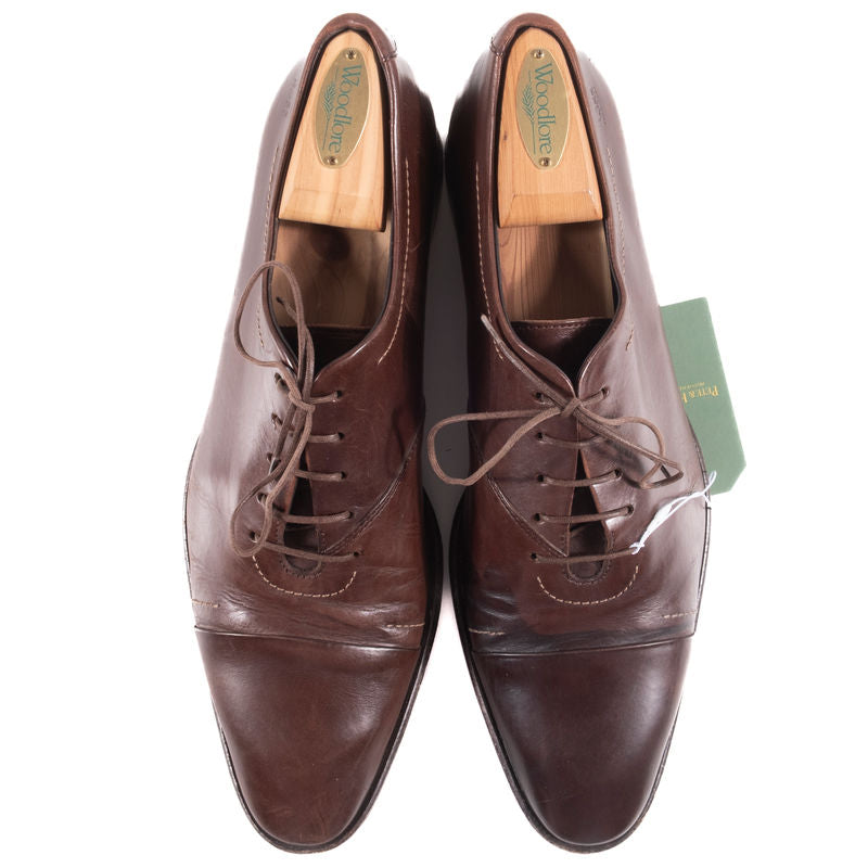 Hugo Boss Brown Leather Oxfords
