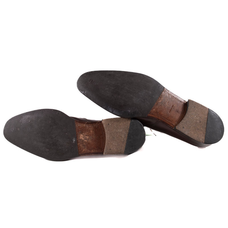 Hugo Boss Brown Leather Oxfords
