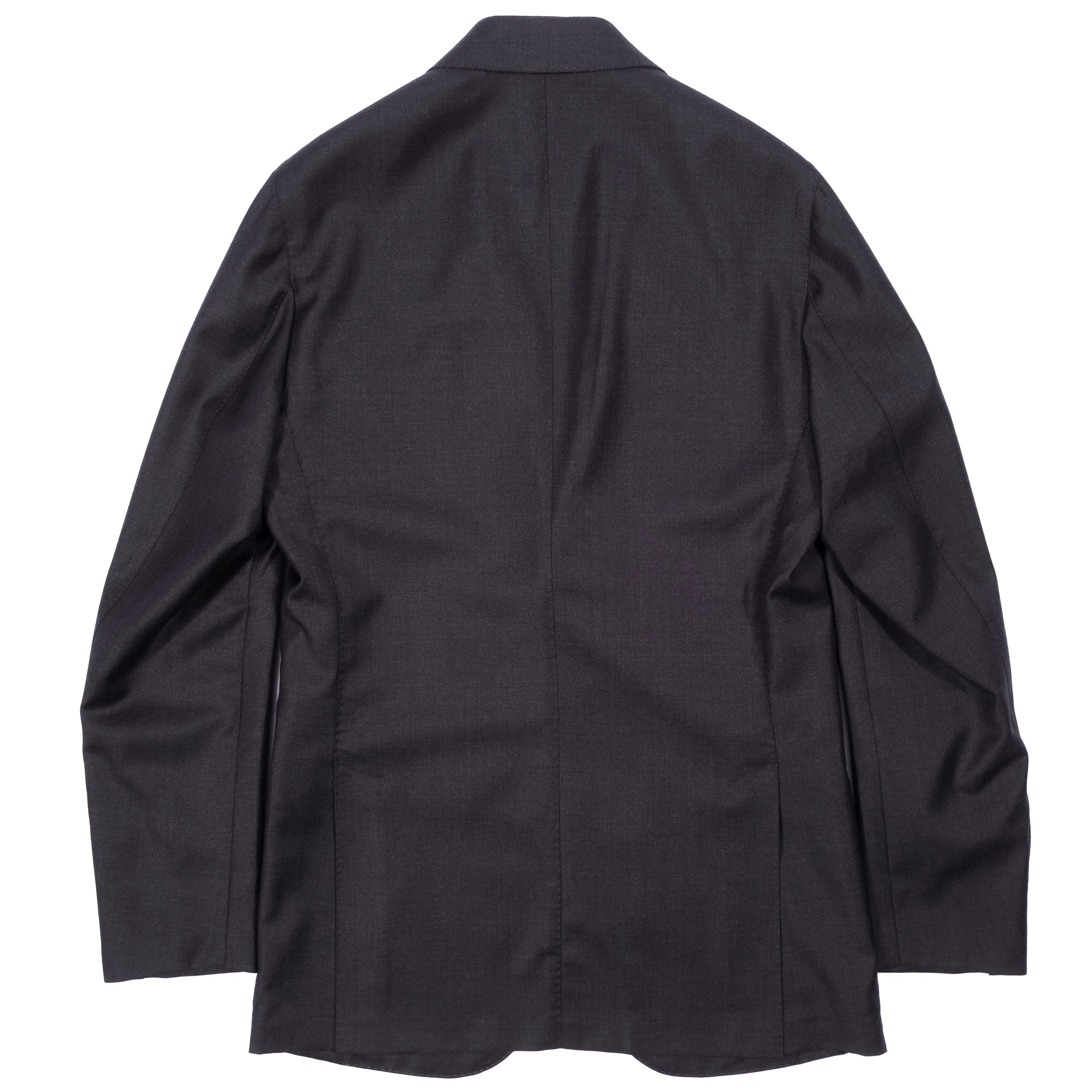Neapolitan Hand Tailored Charcoal Business Suit Sz 52
