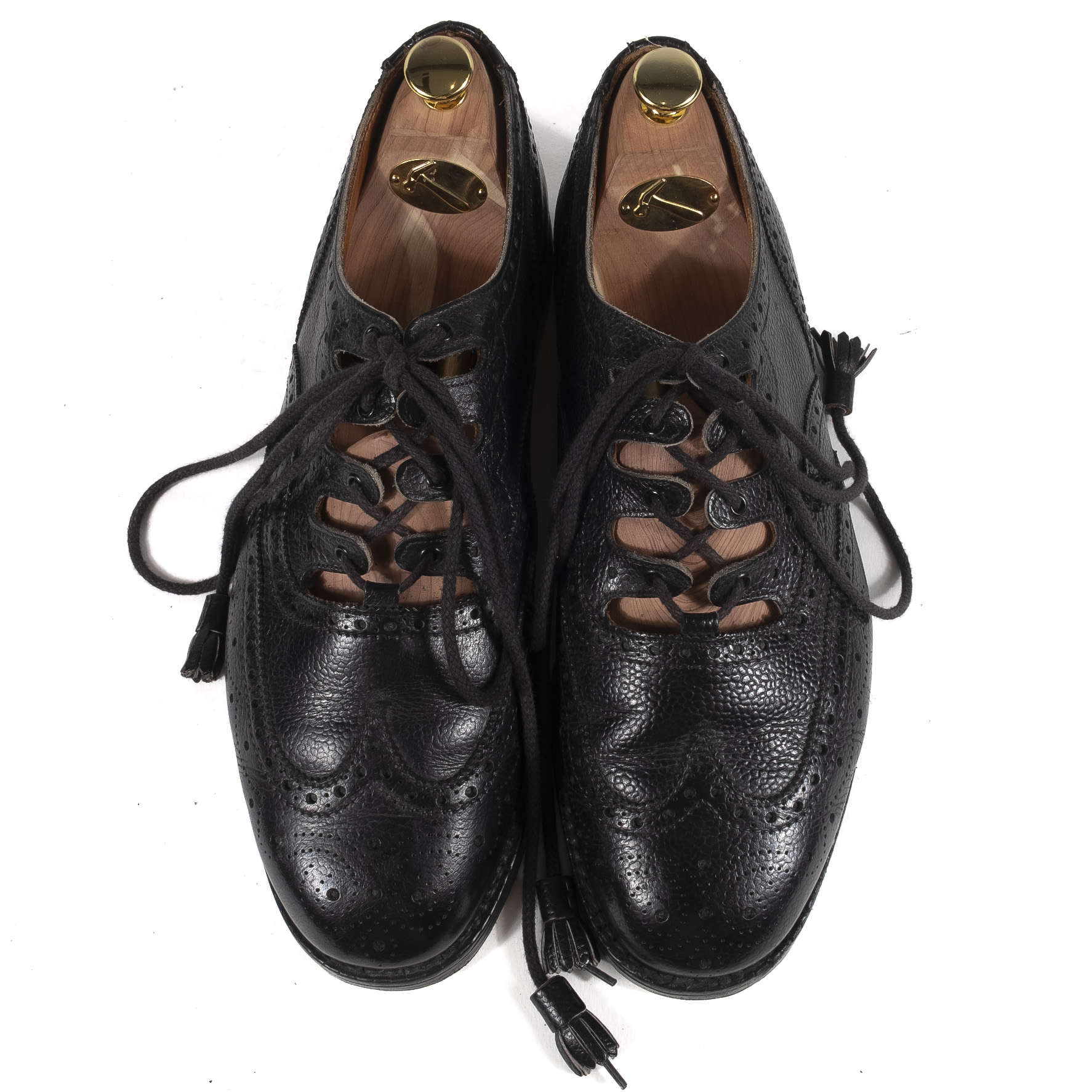 Black Kiltie Brogues