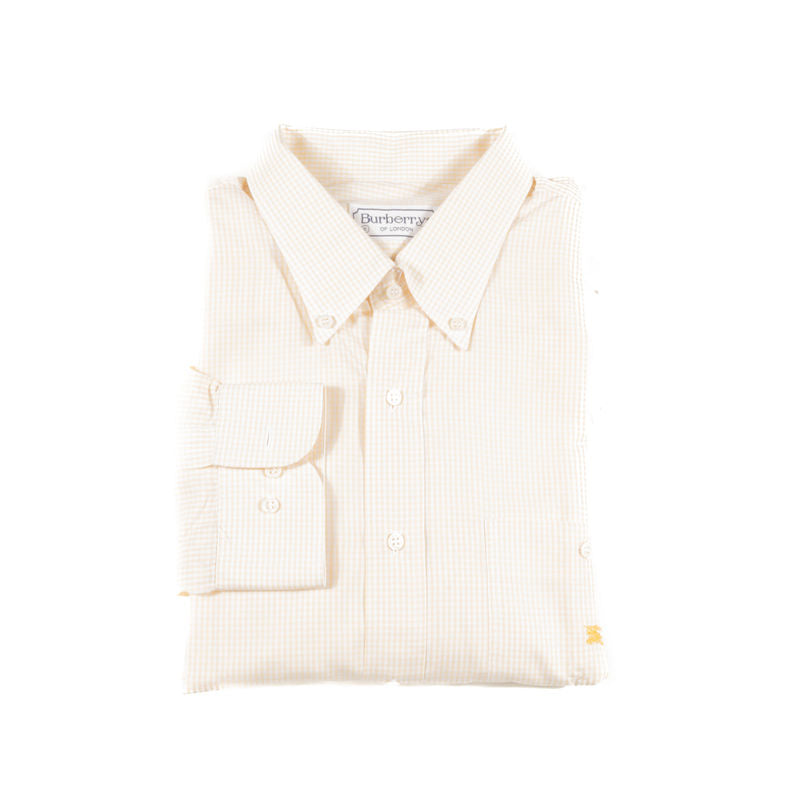 Burberrys Yellow Buttondown Shirt