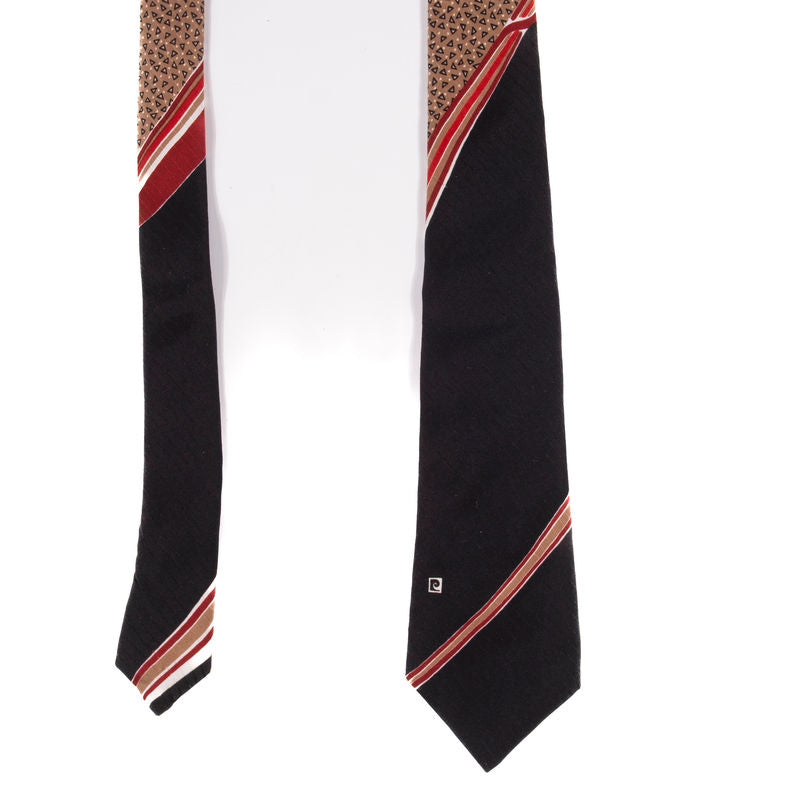 Pierre Cardin Black Beige Tie