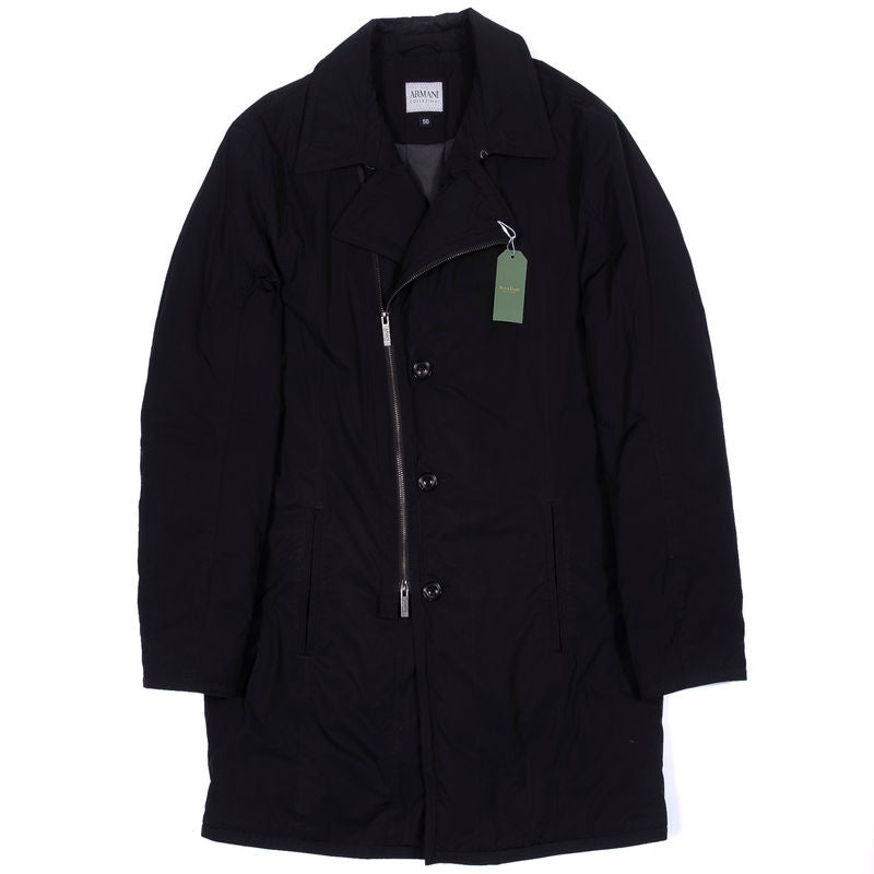 Armani Collezioni Black Coat Sz 50