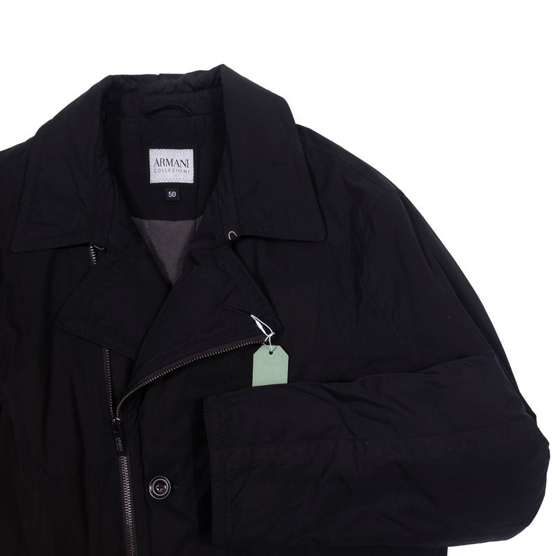 Armani Collezioni Black Coat Sz 50