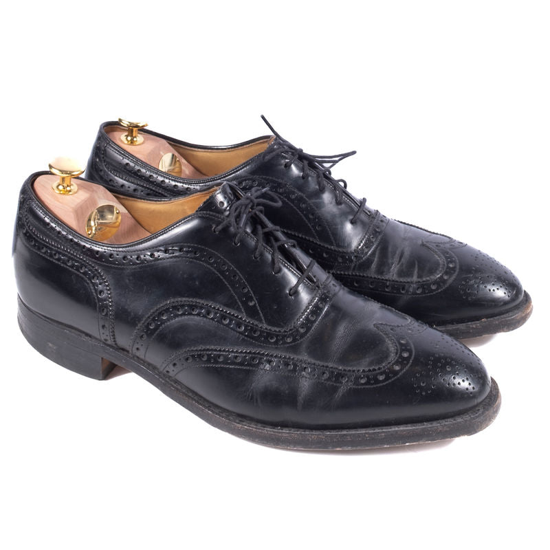 Johnston & Murphy Black Brogue Oxfords