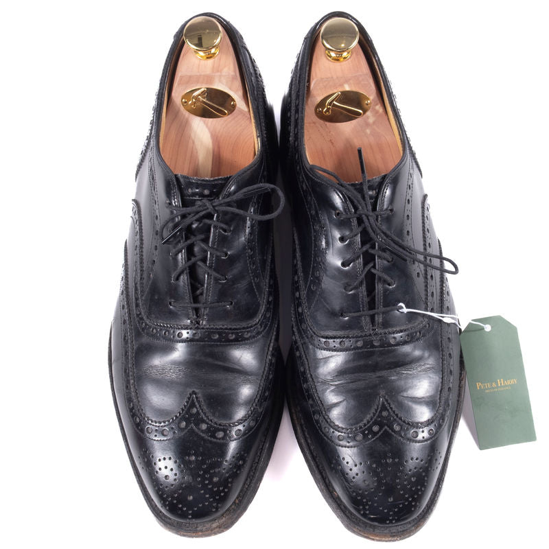Johnston & Murphy Black Brogue Oxfords