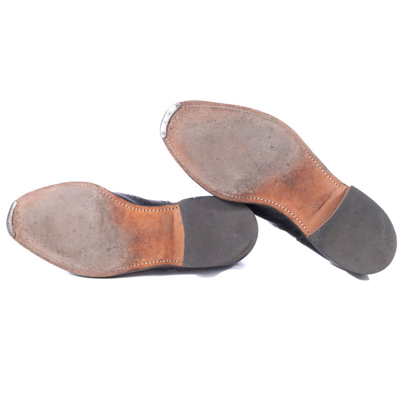 Johnston & Murphy Black Brogue Oxfords