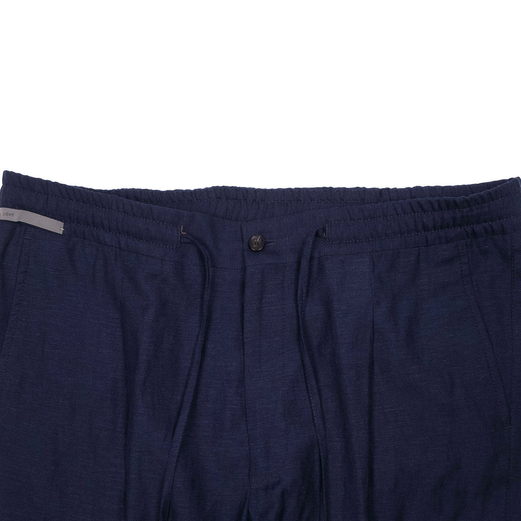 Navy Drawstring Casual Trouser