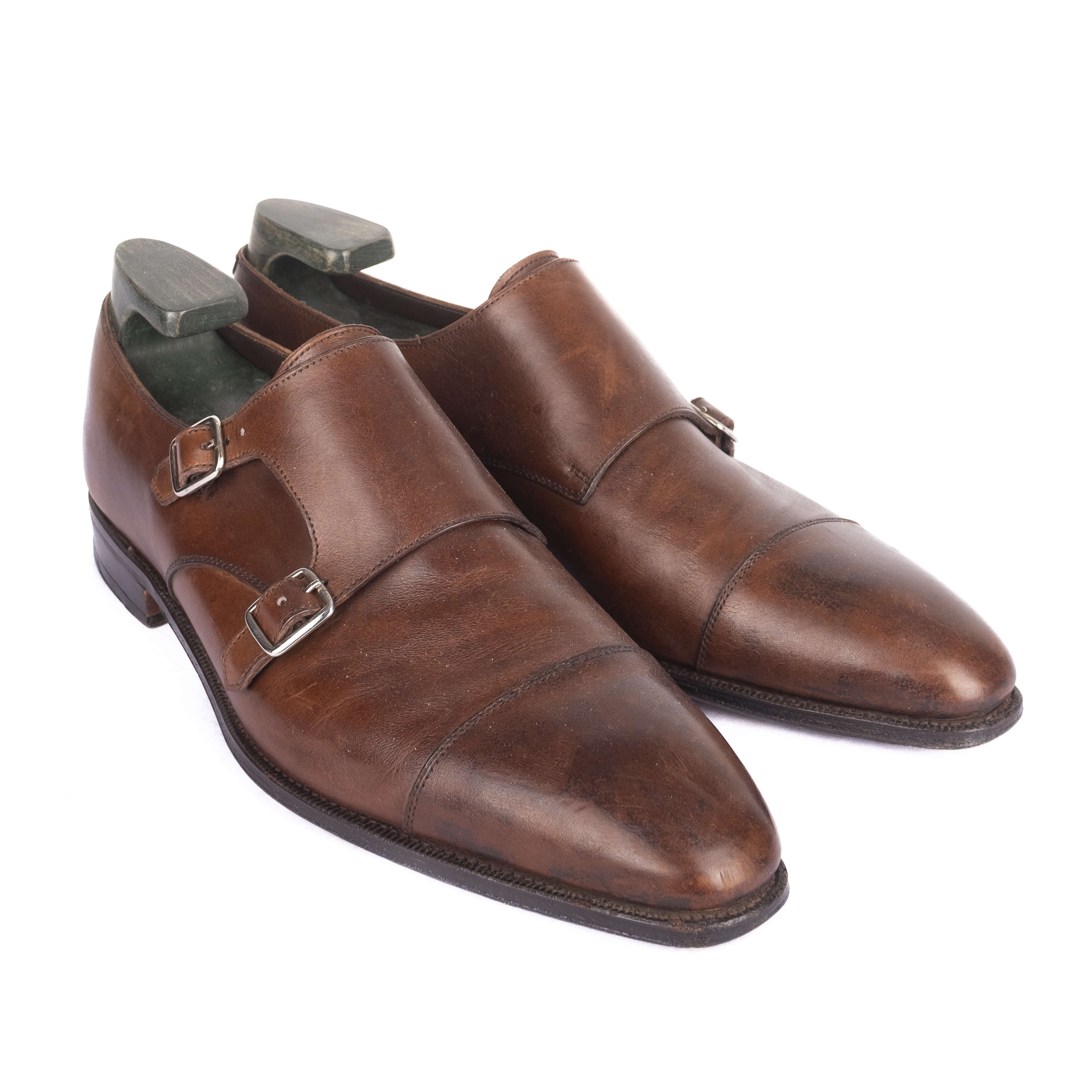 Brown Double Monkstraps
