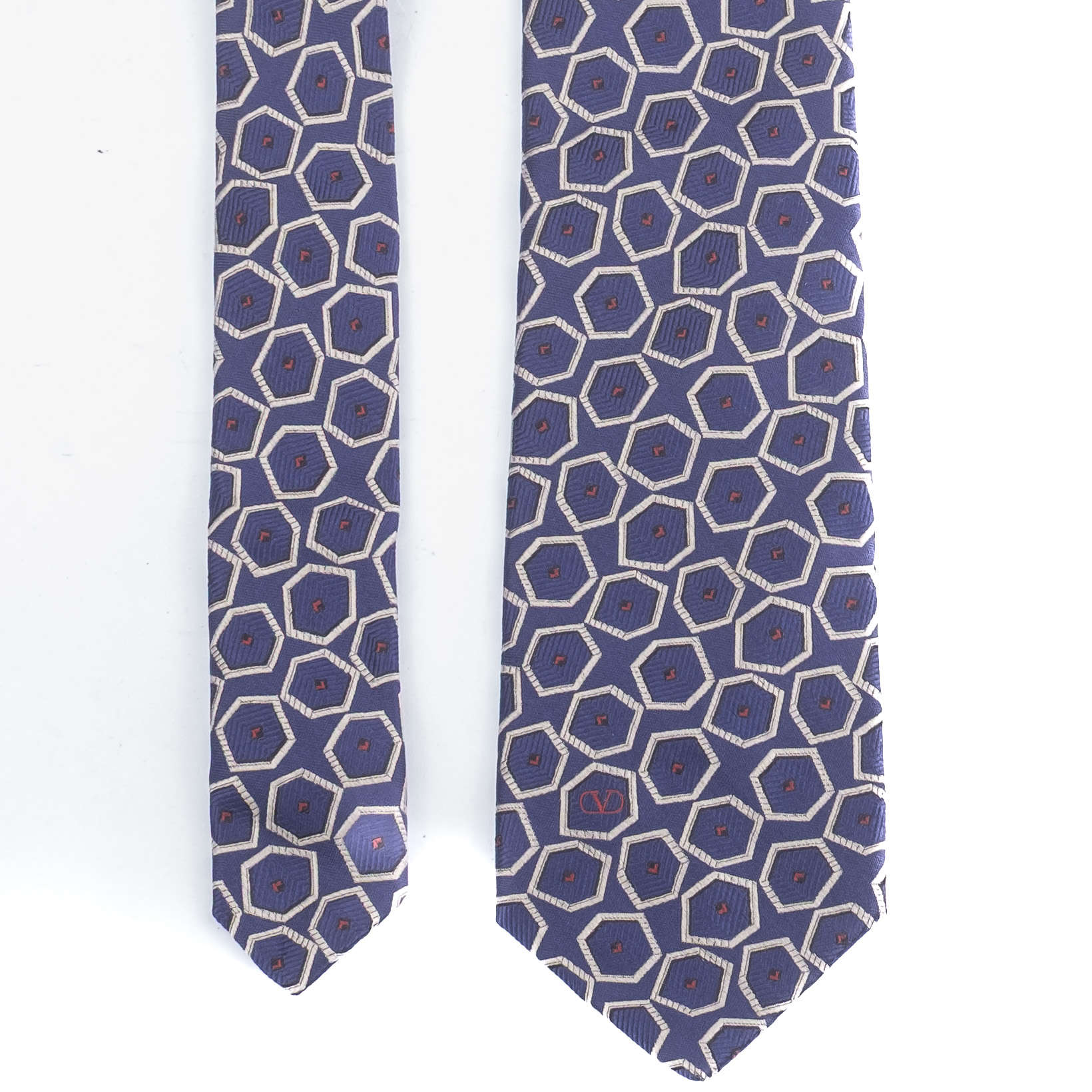 Blue Patterned Tie