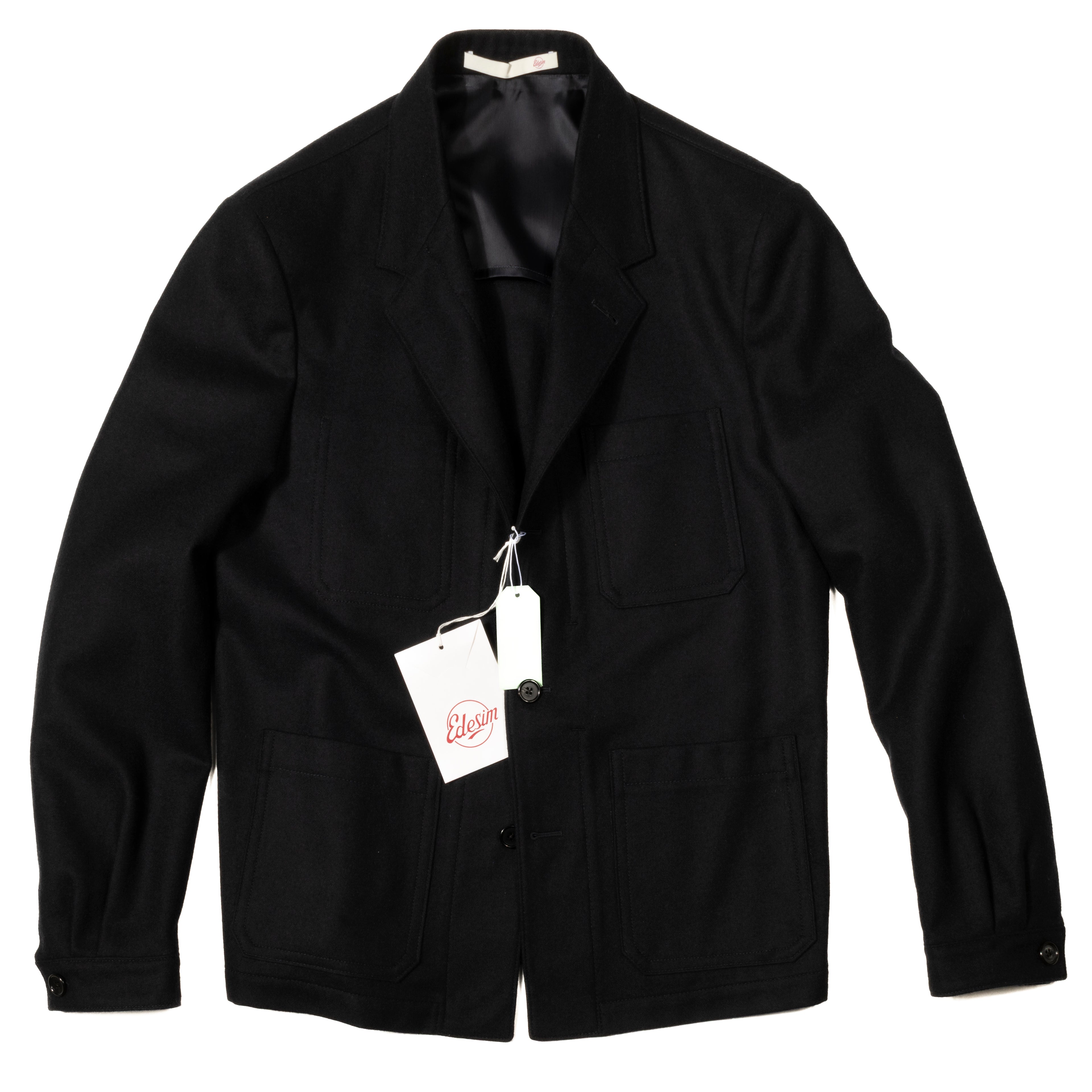 Neapolitan Hand Tailored Navy Utility Jacket