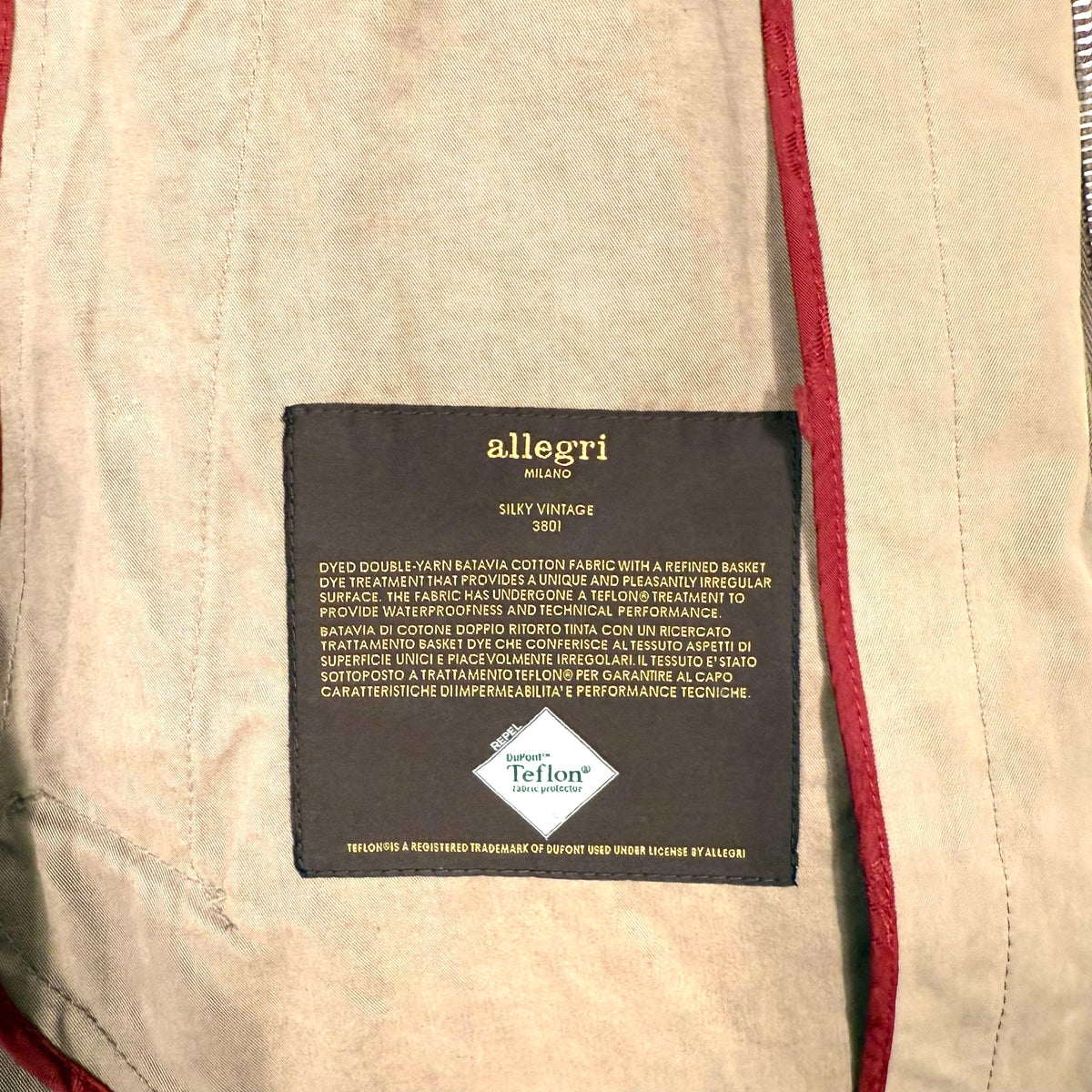 Allegri Beige Coat