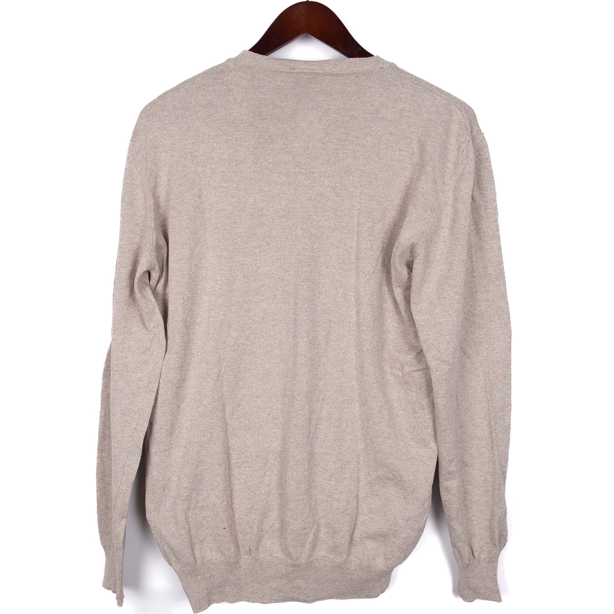 Light Grey Cotton/Linen Crewneck