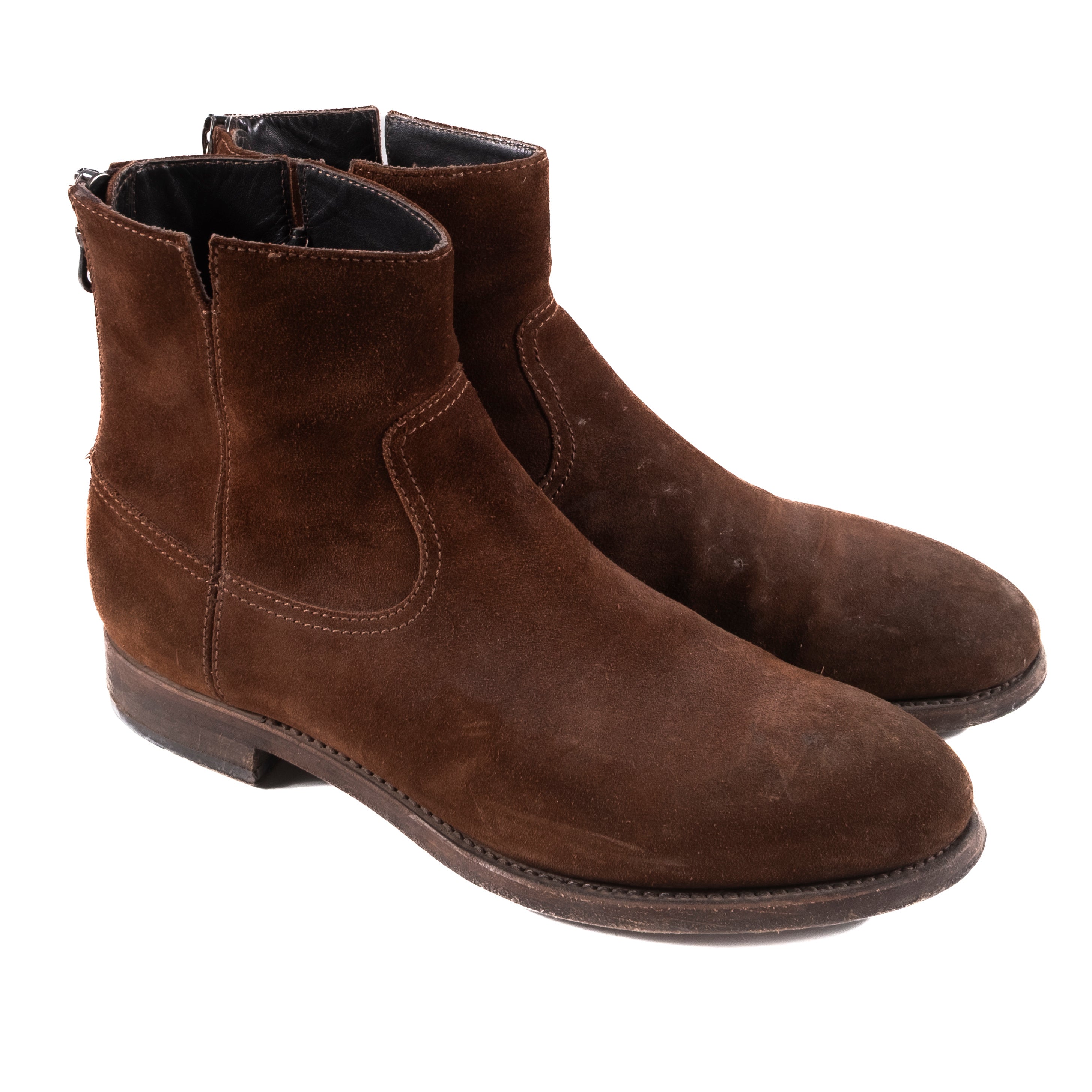 TWLV Brown Suede Chelsea Boots Sz 42 (EU)