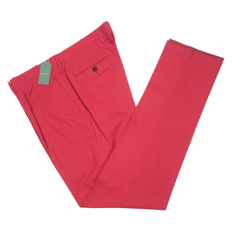Neapolitan Hand Tailored Red Chinos