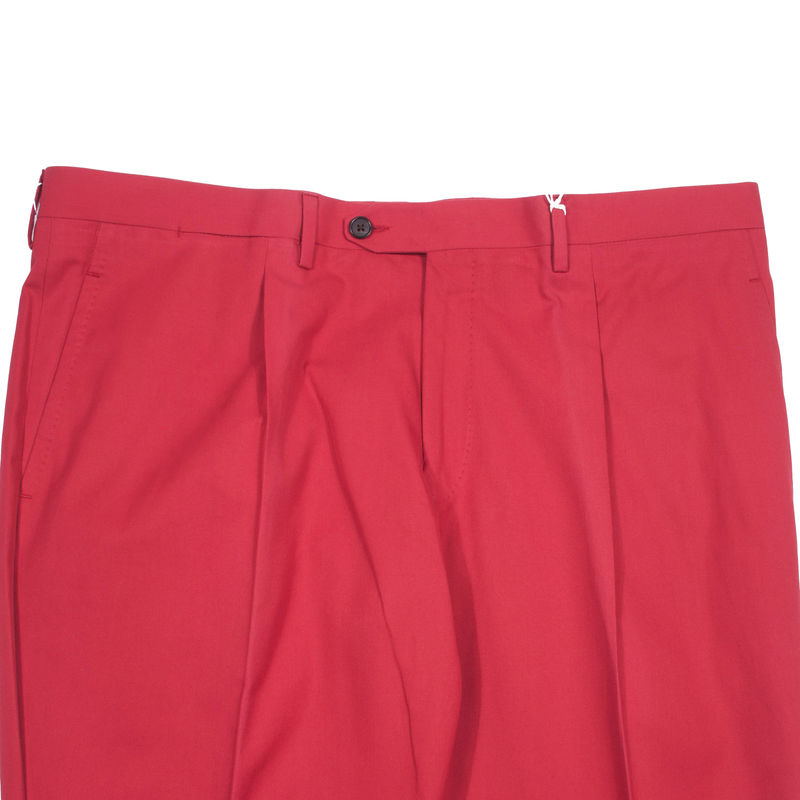 Neapolitan Hand Tailored Red Chinos