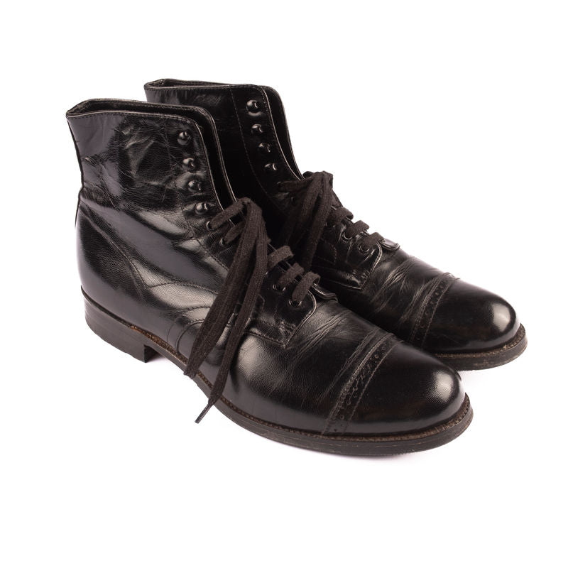 Stacy Adams Black Balmoral Boots