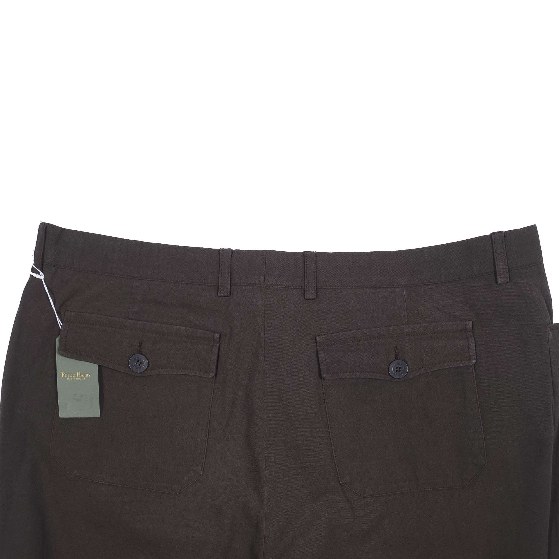 Dries Van Noten Brown Cotton Trousers Sz 54