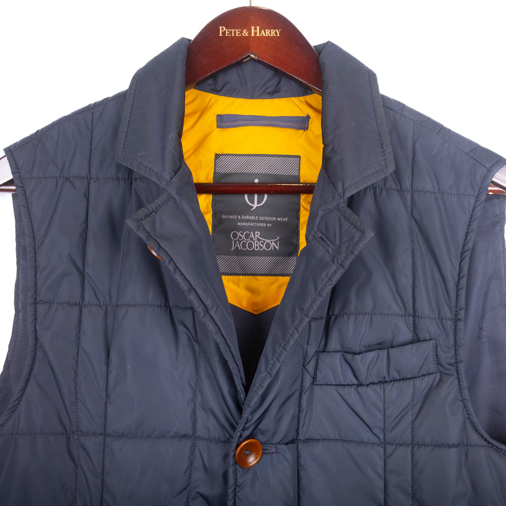 Navy Quilted Vest