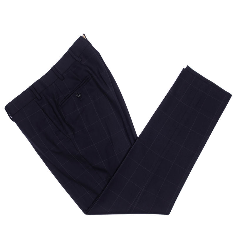 Gaiola Napoli Navy with Check Business Suit