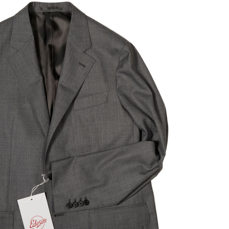 Neapolitan Hand Tailored Grey Wool Sport Coat Sz 50