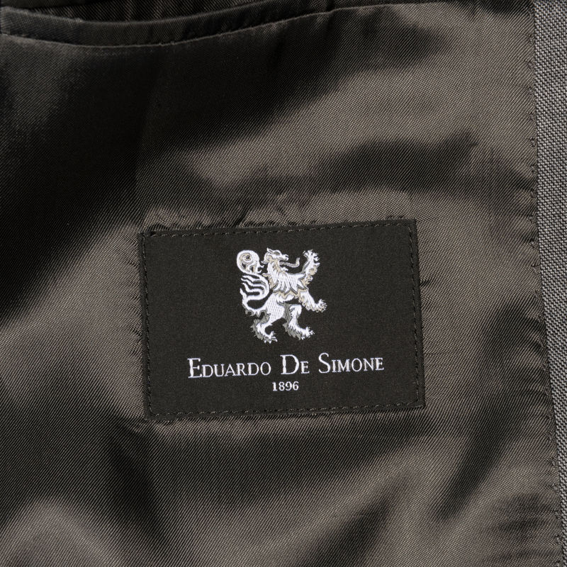 Neapolitan Hand Tailored Grey Wool Sport Coat Sz 50