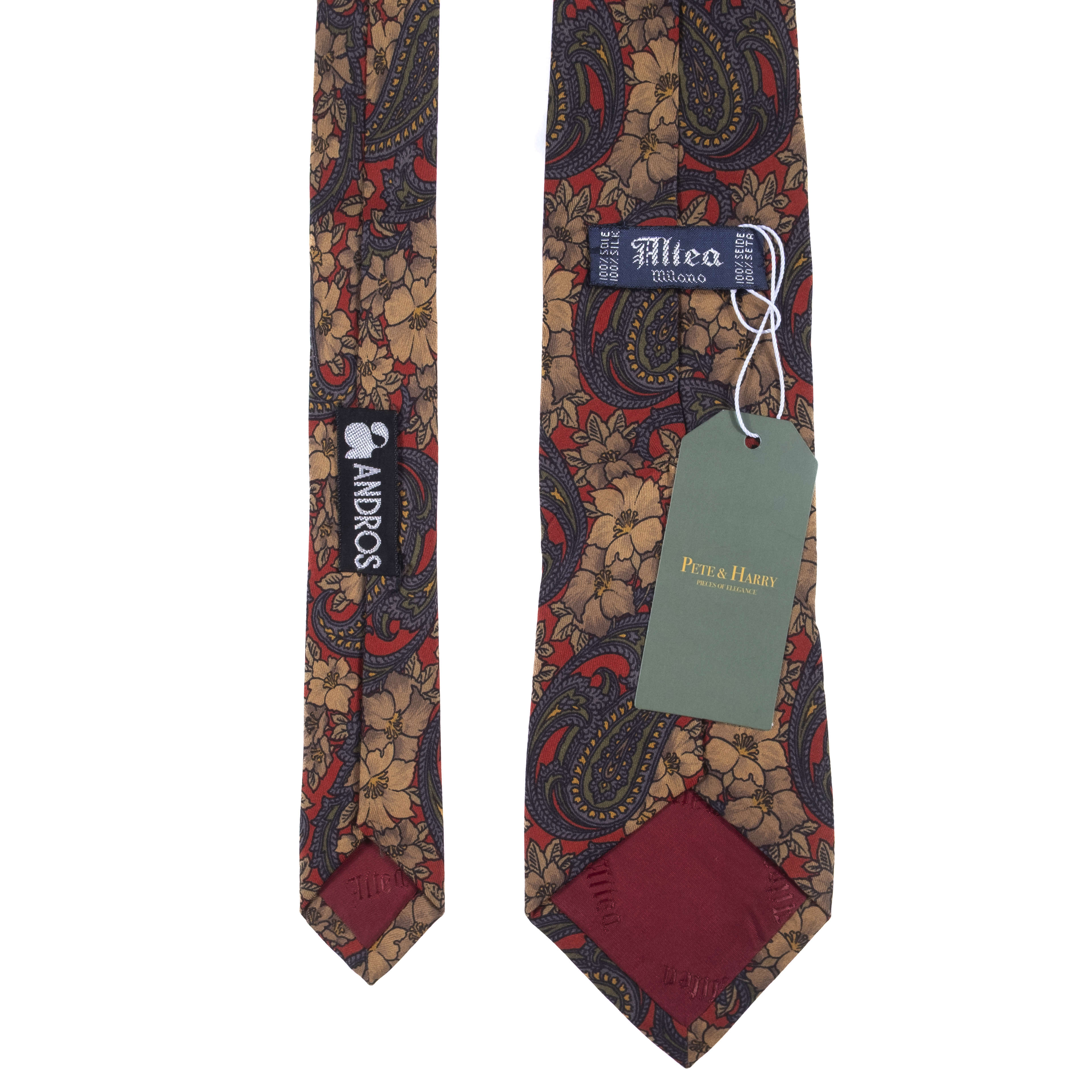 Altea Red Paisley Tie