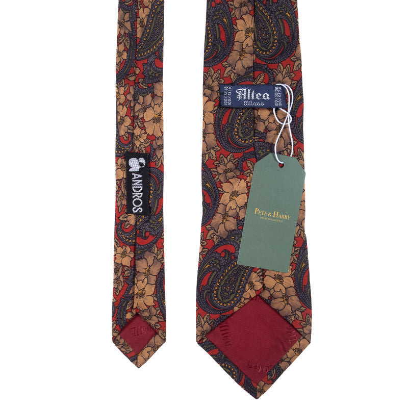 Altea Red Paisley Tie