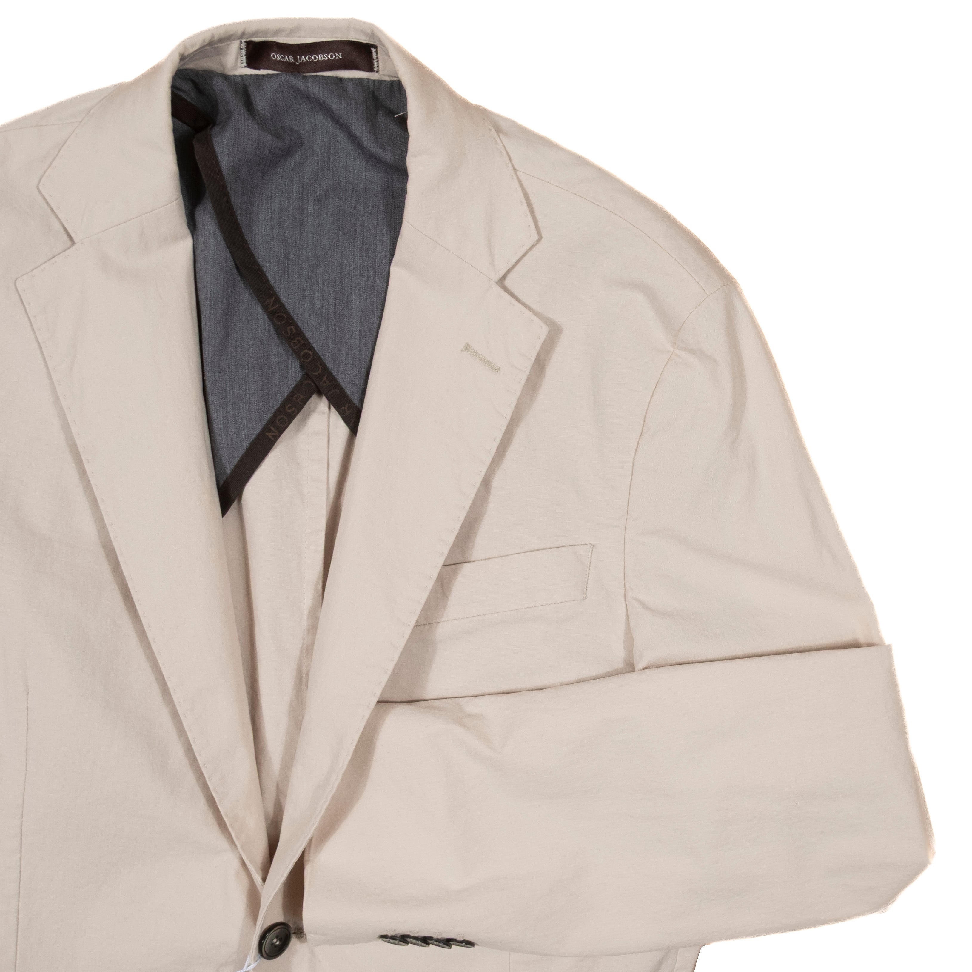 Oscar Jacobson Beige Cotton Sport Coat