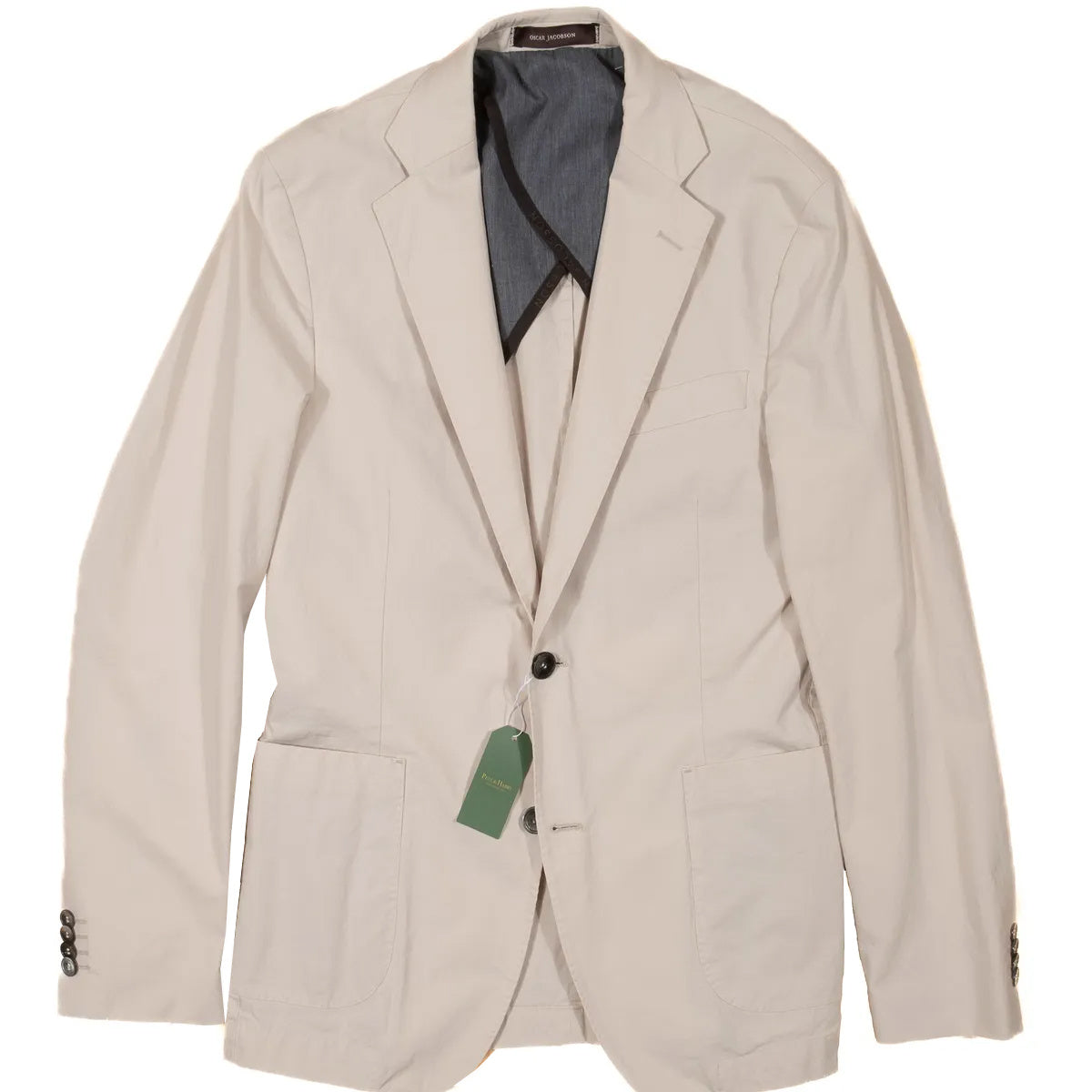 Oscar Jacobson Beige Cotton Sport Coat